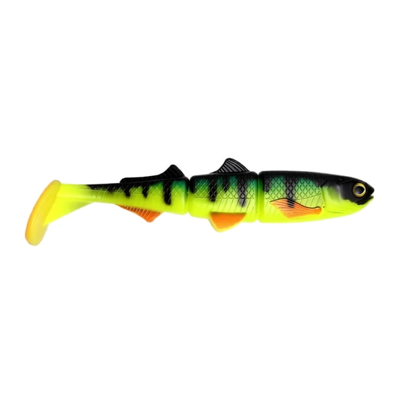 Soft Fishing Lure, Lifelike Fins Three-Joint Big T-Tail PVC Material 6.3 in 0.88 oz Realistic Swimbait Gear to Catch Bass Trout Salmon Saltwater Freshwater Tackle
