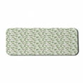 thumbnail image 1 of Exotic Computer Mouse Pad, Repetition of Tropical Coconut Fruit Pattern with Leaves, Rectangle Non-Slip Rubber Mousepad Large, 31" x 12" Gaming Size, Ginger Fern Green, by Ambesonne, 1 of 2