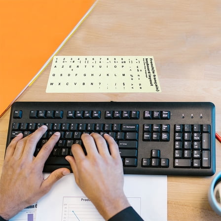 ifundom Keyboard Stickers with Night Light for Laptop and Desktop, Stylish and Easy to Use