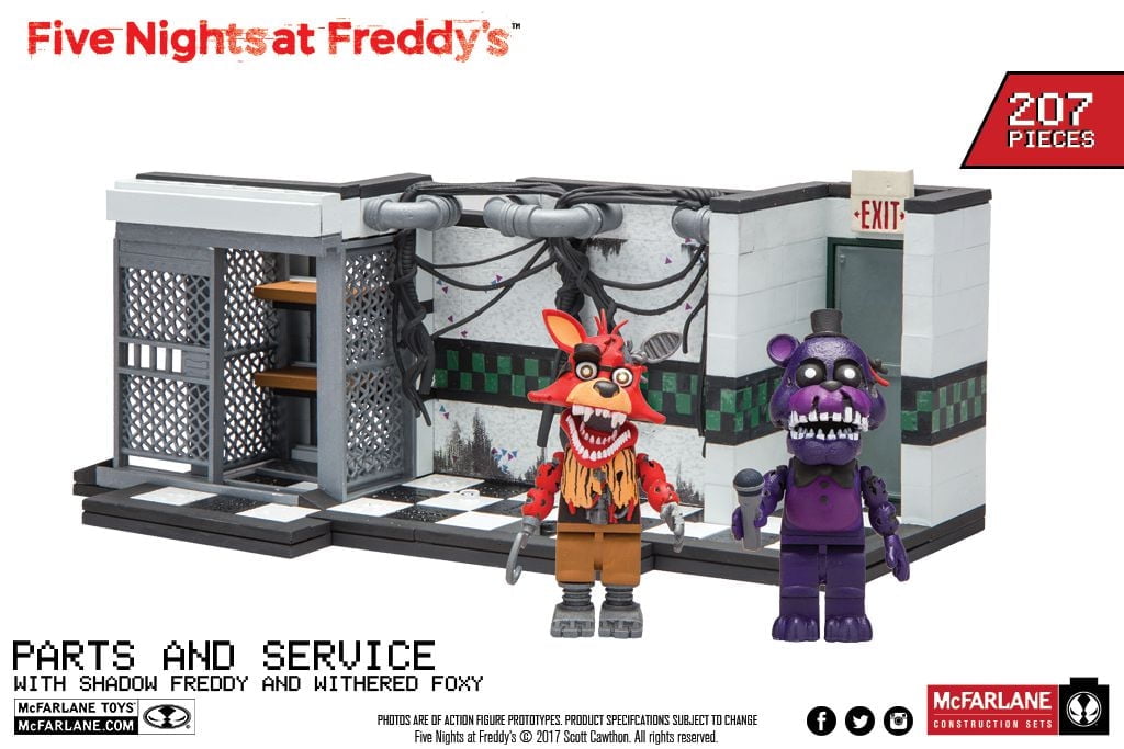 Freddy Fazbear Fnaf Mcfarlane 2020 Sets Fnaf Lego Parts And