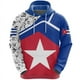 thumbnail image 4 of Sudadera con capucha con estampado de la bandera de Cuba para hombre, nueva sudadera de manga larga, tops tipo pulóver, sudaderas deportivas de moda para correr, sudaderas con capucha gráficas 3D de g, 4 of 5