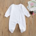 thumbnail image 5 of ITFABS Newborn's Romper, Infant's Lettering Printed Jumpsuit Garment, 5 of 5