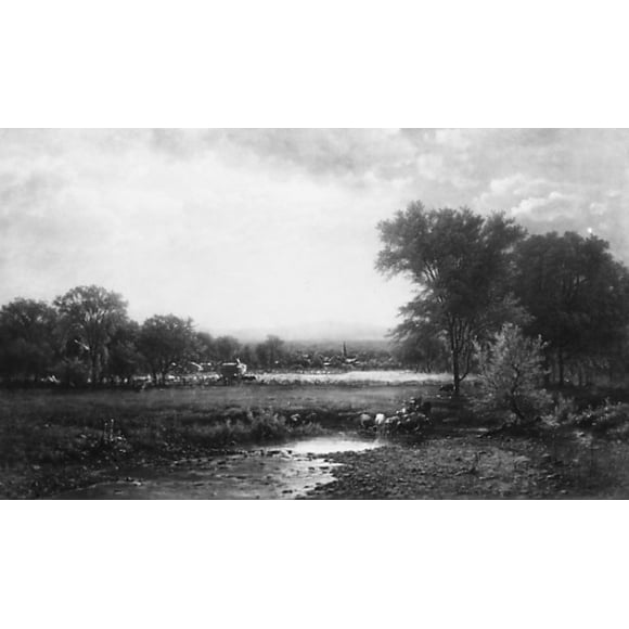 Pasture Scene Poster Print by James M. Hart (1828 �1901) (18 x 24)