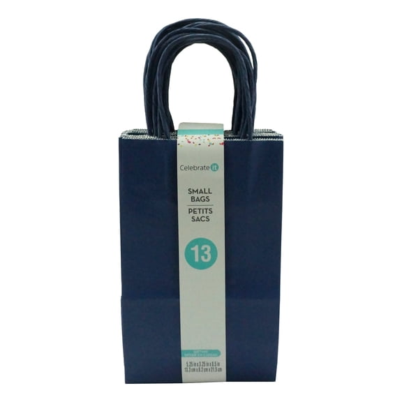 8 Packs: 13 ct. (104 total) Small Solid Gift Bags by Celebrate It™