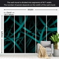 thumbnail image 4 of Tiptophomedecor Abstract Wallpaper Wall Mural - Dark Background, 4 of 7