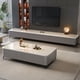 thumbnail image 3 of Mesa de centro de losa de roca para sala de estar, hogar, nuevo apartamento pequeño, ligero, de lujo, avanzado, moderno, sencillo, mueble de TV combinado, 2024, 3 of 4