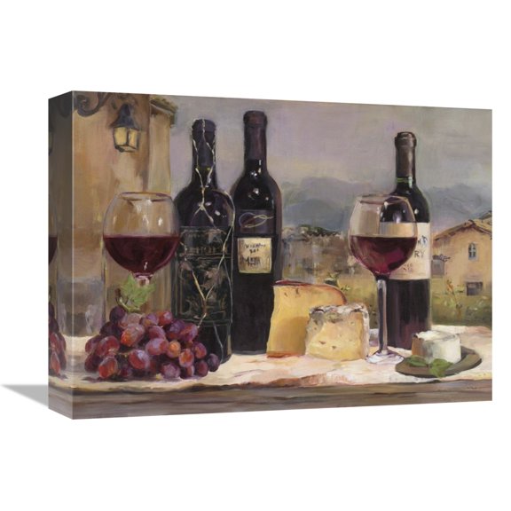 Global Gallery's 'Villa Reds Crop' By Marilyn Hageman Stretched Canvas Wall Art