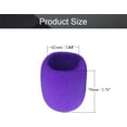 thumbnail image 2 of HUGFEGWE 5Pcs Microphone Cover Sponge Foam Mic Cover Handheld Microphone Windscreen Shield Protection Micro Foam Filter Purple for KTV Broadcasting U2536-17937, 2 of 8