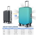 thumbnail image 5 of Goofa Teal Turquoise Pattern Luggage Covers For Suitcase,Suitcase Cover Protector Fit 18-32 Inch Luggage-X-Large, 5 of 9