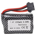 thumbnail image 2 of Remote Control Lithium Battery, SM 5P Plug Overcharge Protection Long Lifespan 7.4V RC Car Lipo Battery  for RC Crawler, 2 of 7