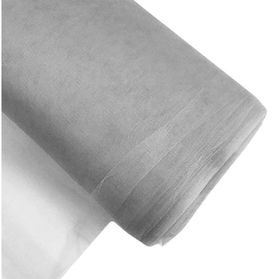 Peekdee 5 Meter Net Fabric Material With Gray Color Apparel Fashion Stitching Cloth For Dress and Home Craft Décor
