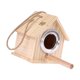 thumbnail image 4 of Casa de pájaros de madera estilo cabaña colgante estilo campestre con soporte para percha, caja nido para anidar 167 cm x 13 cm x 15 cm, 4 of 9