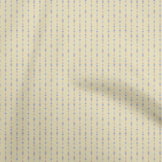 oneOone Polyester Spandex Light Yellow Fabric Arow Sewing Craft Projects Fabric Prints By Yard 56 Inch Wide