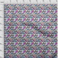 thumbnail image 4 of oneOone Rayon Medium Gray Fabric Bull Sewing Craft Projects Fabric Prints By Yard 56 Inch Wide, 4 of 5