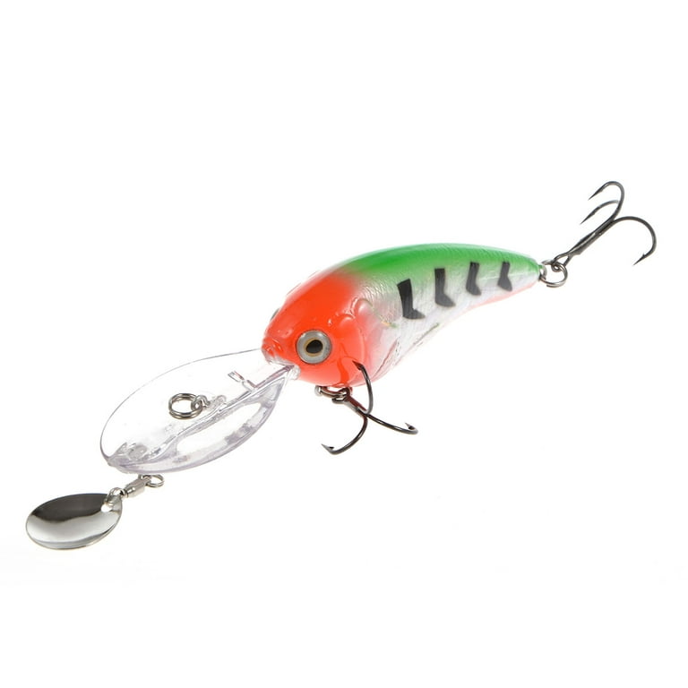Deep Diving Crankbait By Cabo Fishing Lure,Bass Fishing Accessories  (Orange) 2.75-Inch