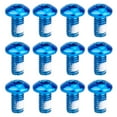 thumbnail image 1 of bedienty 12PCS Colorful Bicycle Disc Brake Rotor Torx Bolts T25 M5x10mm Bike Alloy Steel Disc Brake Rotor Fixing Screws Blue 1Set, 1 of 6