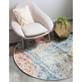 thumbnail image 2 of Transitional Samana Collection Area Rug 4'3"x6'1" Oval - Cream, 2 of 5