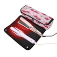 thumbnail image 2 of Hair Tools Travel Bag Heat-Resistant Curling Iron Organizer Bag with Detachable Heatproof Mat Travel Storage Case Watercolor Sparkling Cherries, 2 of 8
