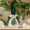 thumbnail image 2 of YIKA Christmas Decoration Christmas Candy Canvas Bag Christmas Eve Party Apples Drawstring Handbag Christmas Gift Bag, 2 of 6