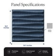 thumbnail image 5 of 19.7" x 19.7" 3D PVC Wall Paneling , Panel for Modern Decor (Set of 12), 5 of 5
