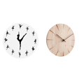 thumbnail image 1 of Reloj de pared,Reloj de pared con bailarina,reloj decorativo colgante.,Reloj de pared redondo,Reloj de pared de madera maciza para decoración de sala de estar,Reloj de pared de madera para, 1 of 8