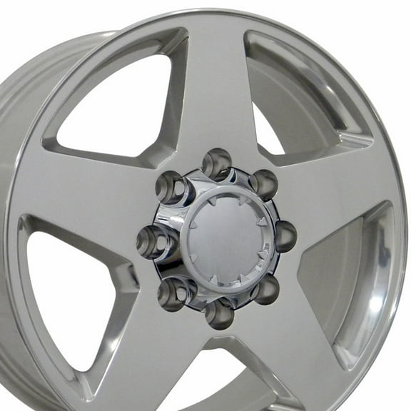 20 inch Rim fits 2002-2006 Chevrolet Silverado 1500 HD Polished 20x8.5 Aluminum Wheel Direct Fit