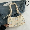 thumbnail image 4 of Floral Minimalist Shoulder Bag,sweet Countryside * Handbag Small Nylon, 4 of 8