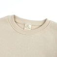 thumbnail image 3 of Newborn Girls Boys Casual Sports Hoodie Solid Color Crewneck Long-Sleeved Pullover 6-24M, 3 of 6