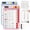 Blue & Pink, variant on Owlprince Magnetic Chore Chart with Timer, ADHD Cleaning Planner Tools, Morning Bedtime Daily Routine Chart Dry Erase Checklist to Do List, Pink