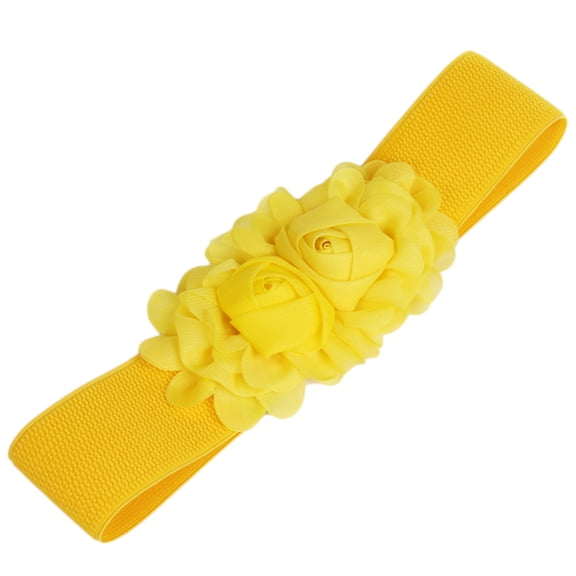 TAILTOSS 1Pcs Elastic Waistband For Women 3.9x2.4x0.2in Yellow Wide Band