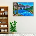 thumbnail image 3 of Moraine Lake in Banff National Park, Alberta - Wrapped Canvas Print Wall Art | 48" W x 32" H, 3 of 4
