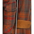 thumbnail image 5 of Gioberti Men's Brushed Flannel 100% Cotton Plaid Checkered Shirt with Corduroy Contrast, 5 of 6