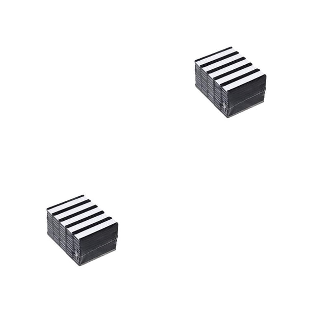 Tholdsy Estante conveniente con cartón blanco reutilizable autoadhesivo ligero 76x25mm 30 piezas/juego Type1 NO1