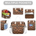 thumbnail image 2 of Classic Halloween Pumpkins Pattern Womens Lunch Box for Work,Insulated Large Lunch Bag for Tween and Teen,Loncheras Para Mujer,Leakproof Adult Lunch Bag for Work,Beach,Travel,Picnic,Camping, 2 of 5