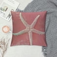 thumbnail image 2 of Qinduosi Coastal Coral Pillow Covers Inch Set of , Starfish Beach Nautical Throw Pillow Covers Outdoor Summer Farmhouse Pillowcase Linen Nautical Decor for Sofa Couch Home Bedroom Decor, 2 of 5