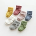 thumbnail image 2 of MesaSe Newborn Baby Socks Terry Anti Slip Socks for Baby Winter Warm Thick Baby Girls Boys Socks Solid Infant Clothing Accessories, 2 of 5
