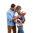 thumbnail image 2 of Infantino Cuddle Up Carrier - Portabebés ergonómico con temática de zorro, frontal y trasero con capucha extraíble para bebés y niños pequeños de 12 a 40 libras, 2 of 4