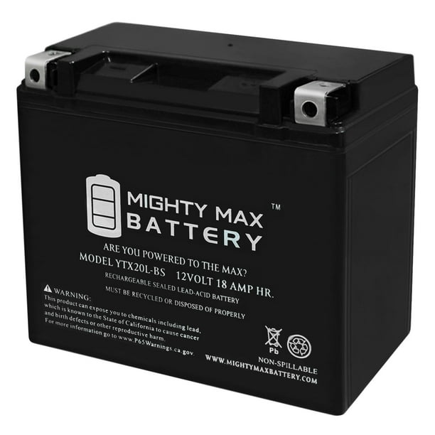 YTX20LBS Battery for Yamaha 700 YFM7FG Grizzly 0715