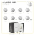 thumbnail image 6 of BEBERLINI Men Stud Earrings CZ 14K Gold Plated Stainless Steel Jewelry Square 4 mm, 6 of 7