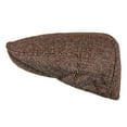 thumbnail image 4 of Men Newsboy Cap Men's Classic Herringbone Tweed Wool Blend Tweed Flat Cap Cabbie Hat Men Beret Hat Flat Peaked Cap Street Hats, 4 of 5