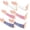 White, Purple, Pink, variant on 3 Pairs Level 5 Cut Resistant Arm Protectors, 7.9 Inch Bruising & Burn Forearm Sleeves for Thin Skin