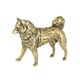 thumbnail image 5 of Estatua perro latón, adorno escritorio, decoración artesanal para escritorio, escultura perro, figura animal para estanterías libros A, 5 of 8