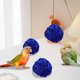 thumbnail image 5 of Hogar y cocina, Decoración del hogar, Otra decoración, Jarrón de ratán tejido Sepaktakraw de 5 cm, colgante decorativo, juguete para mascotas, madera Sepaktakraw Sepaktakraw, 5 of 6