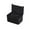 Black-993, variant on Tissue Box Phone Facial Paper Organizer, Small Storage Container, Modern Minimalist, Keeps Surfaces Tidy, Countertop, Vanity, Bedroom, Office Desk, Gift, Simple Design, Sturdy Plastic