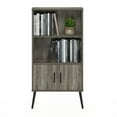 thumbnail image 3 of Furinno MIDCENTURY Armoire de Rangement avec Portes et Pattes en Chêne Gris, 3 of 5