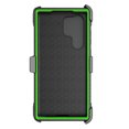 thumbnail image 3 of Ebizware Samsung Galaxy S24 Ultra Phone Case with Swivel Holster Belt Clip, Military Grade Heavy Duty Protective Defender Kickstand Cover for Galaxy S24 Ultra - Green, 3 of 9