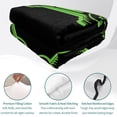 thumbnail image 4 of Queen Quilt Set 90''x96'', Green Game Controller Lightweight Bedspread Coverlet Set with 2 Pillow Shams, Modern Art Gaming Handheld Black Breathable All Season Quilt Bedding for Bedroom/Guest Room, 4 of 9