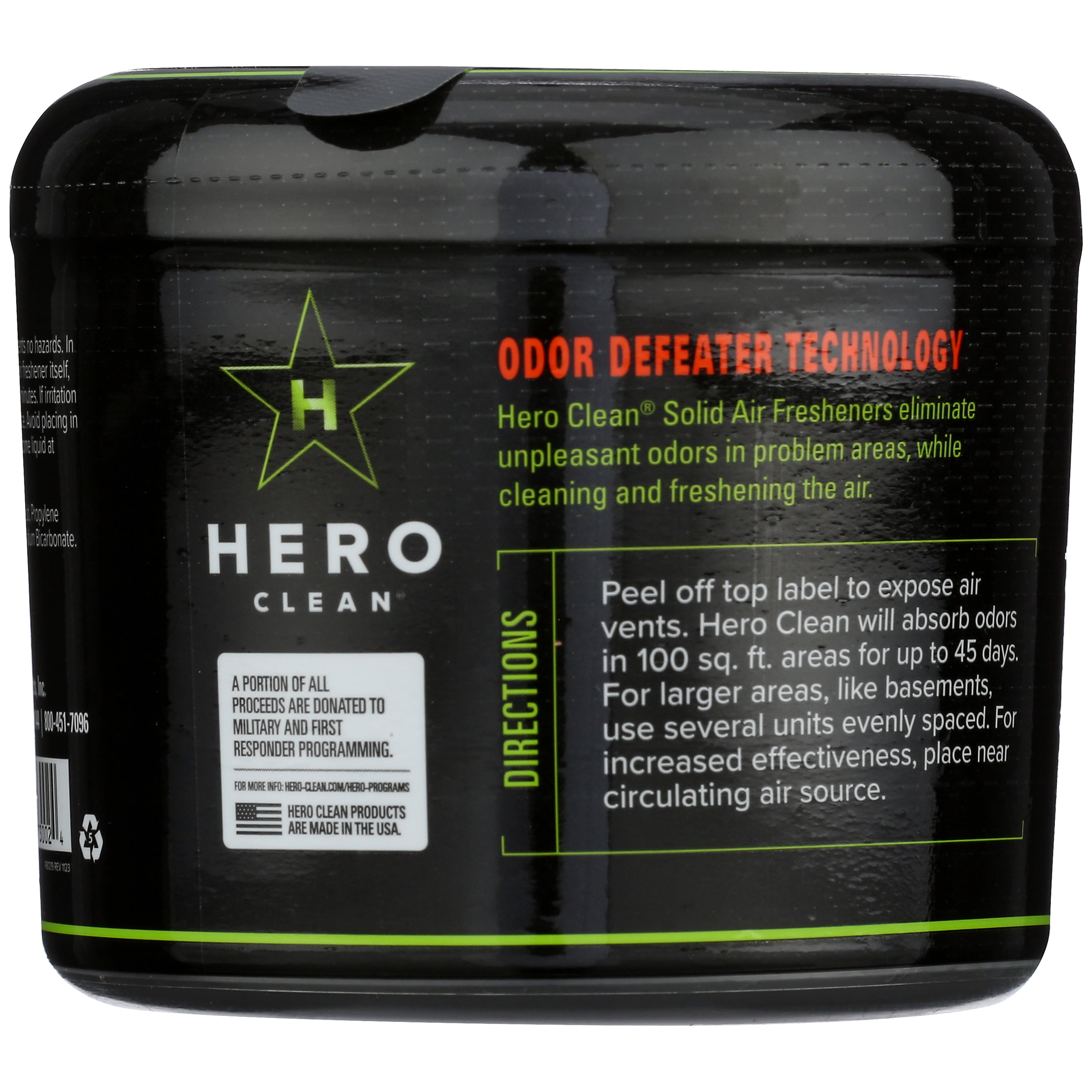 (5 pack) Hero Clean Solid Air Freshener, Scent 1, 8-Ounce