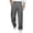 Dark Gray, variant on Men’s Classic Wide Leg Trousers Loose Fit High Waist Double Pleated Front Suit Pants with Button Closure for Office Business Casual Beige XL