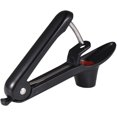 thumbnail image 1 of Deshuesador de cerezas, deshuesador de cerezas con soporte de silicona suave y eje de acero inoxidable, deshuesador de frutas para hacer mermelada de cereza, gelatina, cocinar (negro) brillar Electrónica, 1 of 5